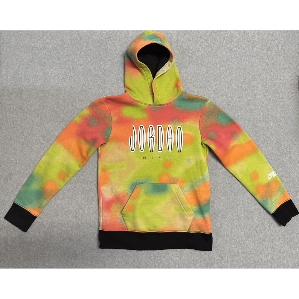 Jordan Hoodie Kids Large 12/13 Multicolor Pullover Jumpman Kangaroo Pocket‎